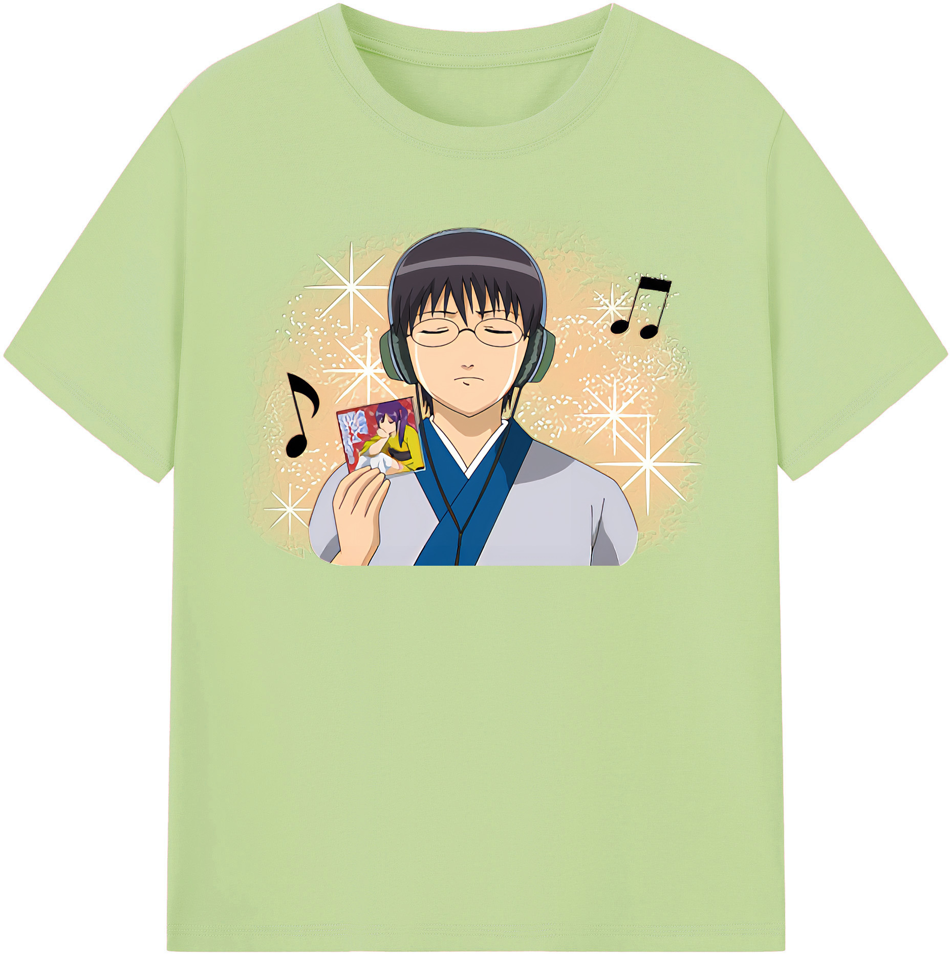（画像用） ぎんたま 坂田銀時（さかたぎんとき） 神楽 志村新八（しむら しんぱち） GINTAMA Sakata Gintoki Kagura Shimura Shinpachi 綿100％半袖Tシャツ（フロントプリント）